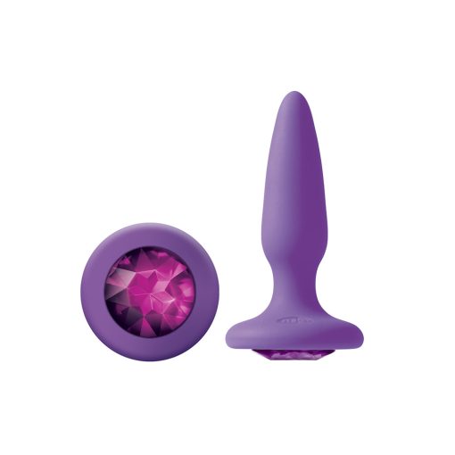 Glams Mini Anal Plug Purple Gem - Image 2