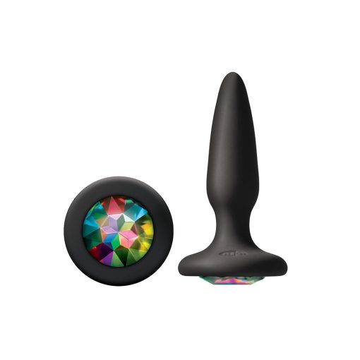 Glams Mini Anal Plug Rainbow Gem - Image 2