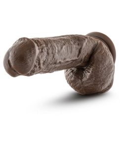 Dr. Skin Mr. D Realistic 8.5 In. Dildo With Balls Brown