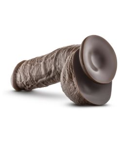 Dr. Skin Mr. D Realistic 8.5 In. Dildo With Balls Brown