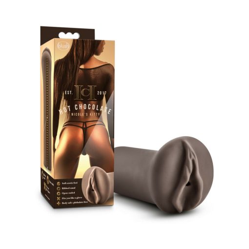 Hot Chocolate Nicole'S Kitty Vagina Stroker Brown