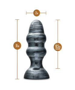 Jet Stealth 6.5 In. Anal Plug Carbon Metallic Black