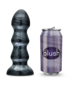 Jet Black Jack 7 In. Anal Plug Carbon Metallic Black