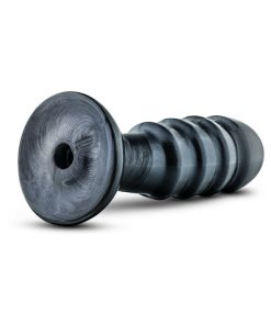 Jet Bruiser 7.5 In. Anal Plug Carbon Metallic Black