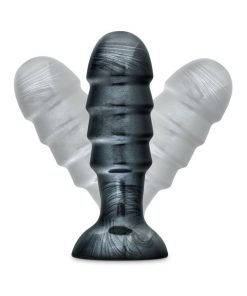 Jet Bruiser 7.5 In. Anal Plug Carbon Metallic Black