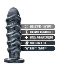 Jet Annihilator 11 In. Anal Plug Carbon Metallic Black