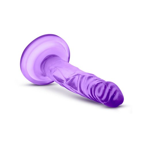 Naturally Yours 5 In. Mini Cock Realistic Dildo Purple - Image 4