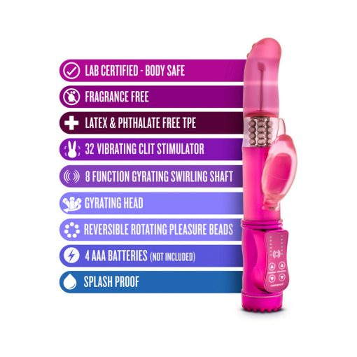 Sexy Things Dancing Dolphin Dual Stimulation Vibrator Fuchsia - Image 6