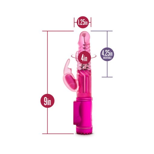 Sexy Things Romping Rabbit Dual Stimulation Vibrator Fuchsia - Image 8