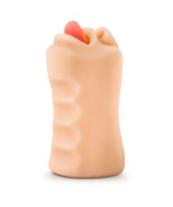 X5 Men Oral Anne Mouth Stroker Beige