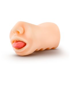 X5 Men Oral Anne Mouth Stroker Beige