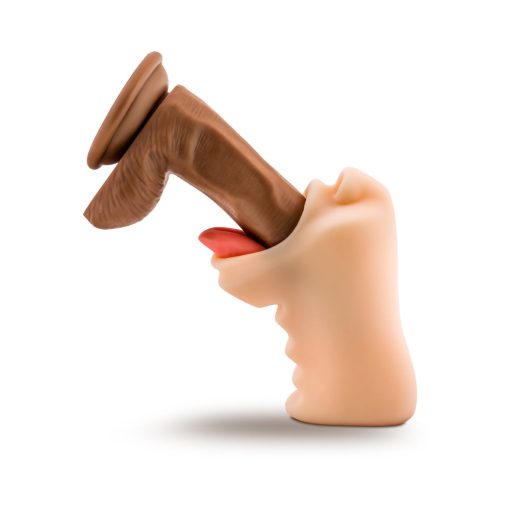X5 Men Oral Anne Mouth Stroker Beige - Image 6