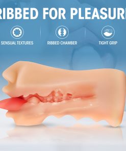 X5 Men Oral Anne Mouth Stroker Beige