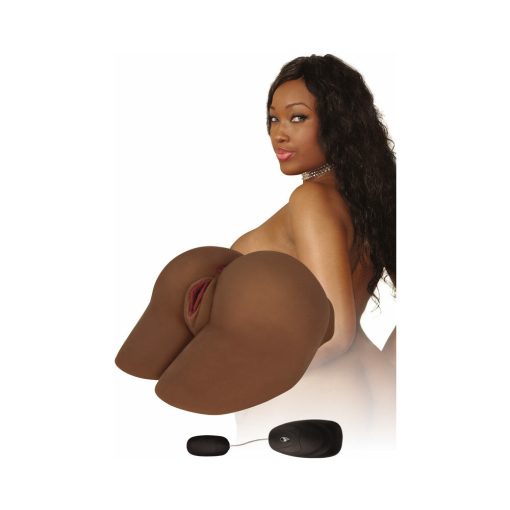 Curve Toys Mistress Perfect Fuck Sasha Backdoor Vibrating Anal Masturbator Brown - Image 3