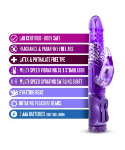 B Yours Beginner'S Bunny Rabbit Vibrator Purple