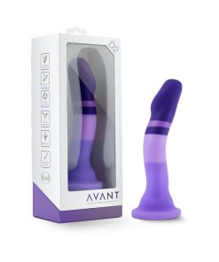 Avant D2 Purple Rain 7.5 In. Silicone Dildo