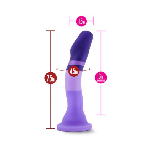 Avant D2 Purple Rain 7.5 In. Silicone Dildo - Image 7