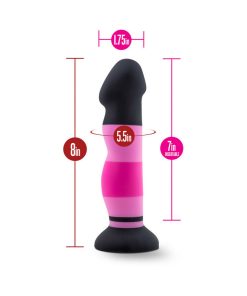Avant D4 Sexy In Pink 8 In. Silicone Dildo