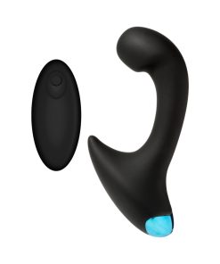 Optimale Vibrating P-Massager With Wireless Remote Black