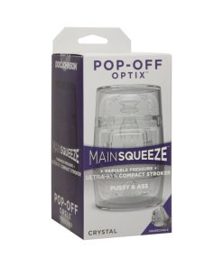 Main Squeeze Pop-Off Optix Pussy&Ass Crystal