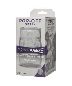 Main Squeeze Pop-Off Optix Pussy&Ass Crystal