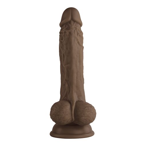 Femmefunn Vortex Turbo Baller 2.0 8.25 In. Vibrating Rotating Dildo Brown - Image 3