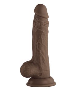 Femmefunn Vortex Turbo Baller 2.0 8.25 In. Vibrating Rotating Dildo Brown