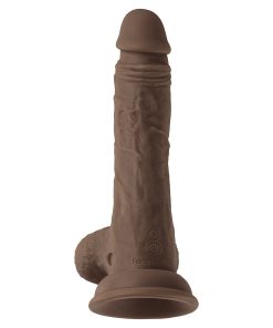 Femmefunn Vortex Turbo Baller 2.0 8.25 In. Vibrating Rotating Dildo Brown