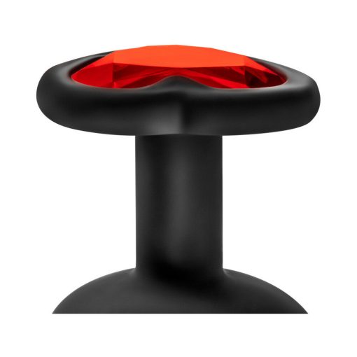 Luxe 3-Piece Bling Plug Training Kit With Red Gem Base Black - Image 6