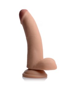 Usa Cocks 8 In. Ameriskin Dual Density Dildo Light