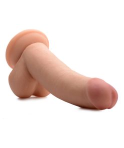 Usa Cocks 8 In. Ameriskin Dual Density Dildo Light