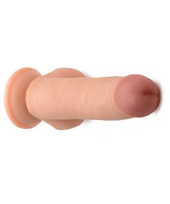 Usa Cocks 8 In. Ameriskin Dual Density Dildo Light