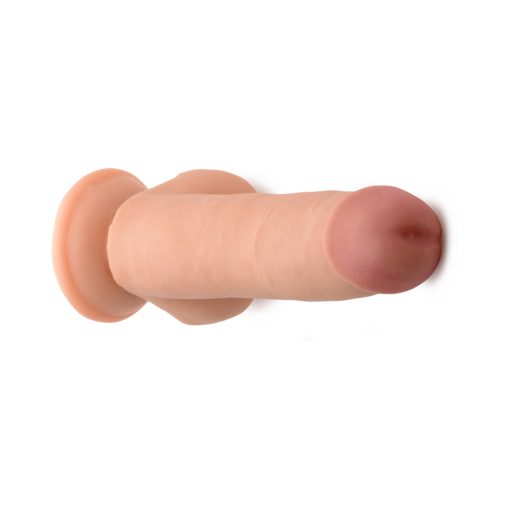Usa Cocks 8 In. Ameriskin Dual Density Dildo Light - Image 4
