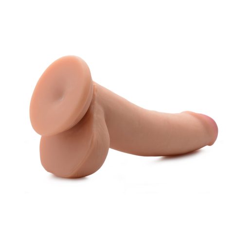 Usa Cocks 8 In. Ameriskin Dual Density Dildo Light - Image 6