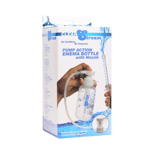 Cleanstream Pump Action Enema Bottle With Nozzle