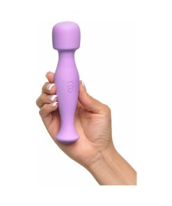 Fantasy For Her Body Massage-Her Rechargeable Silicone Wand Vibrator Purple