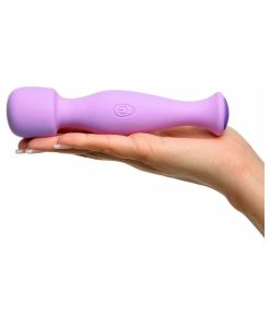 Fantasy For Her Body Massage-Her Rechargeable Silicone Wand Vibrator Purple