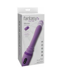 Fantasy For Her Love Thrust-Her Rechargeable Silicone Thrusting Vibrator Purple