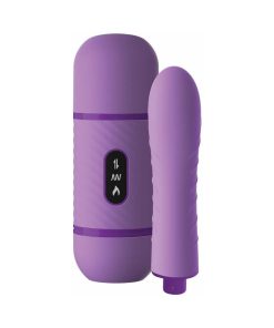 Fantasy For Her Love Thrust-Her Rechargeable Silicone Thrusting Vibrator Purple