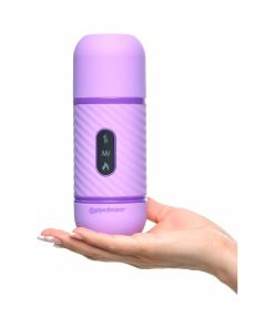 Fantasy For Her Love Thrust-Her Rechargeable Silicone Thrusting Vibrator Purple