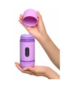 Fantasy For Her Love Thrust-Her Rechargeable Silicone Thrusting Vibrator Purple
