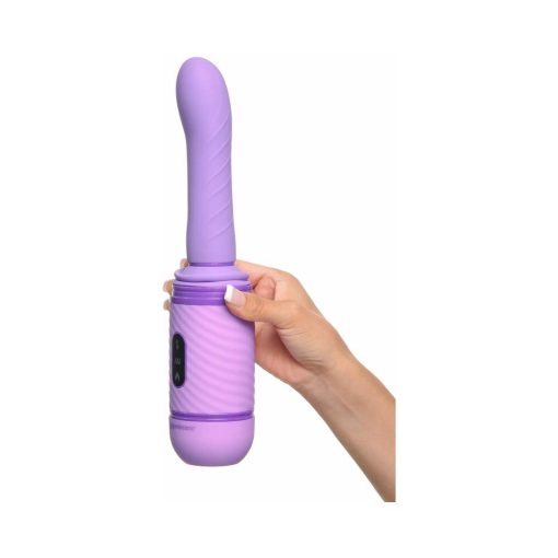 Fantasy For Her Love Thrust-Her Rechargeable Silicone Thrusting Vibrator Purple - Image 10