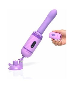 Fantasy For Her Love Thrust-Her Rechargeable Silicone Thrusting Vibrator Purple