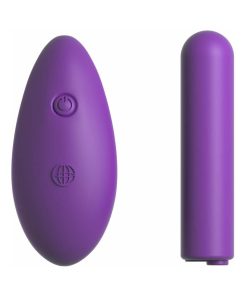 Fantasy For Her Crotchless Panty Thrill-Her & Vibrator Purple