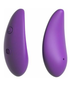Fantasy For Her Crotchless Panty Thrill-Her & Vibrator Purple