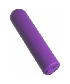Fantasy For Her Crotchless Panty Thrill-Her & Vibrator Purple