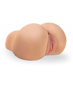 Pdx Dirty Talk Interactive Mini Fuck Me Silly Rechargeable Vibrating Dual-Entry Masturbator Beige