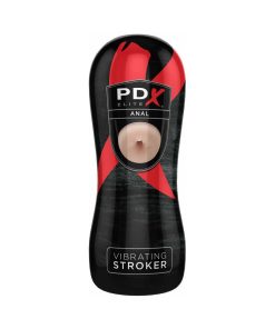 Pdx Elite Vibrating Stroker Anal Beige/Black