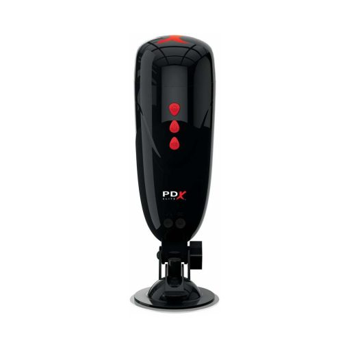 Pdx Elite Dirty Talk Rechargeable Vibrating Starter Stroker With Hands-Free Suction Cup Beige/Black - Image 3