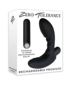 Zero Tolerance Eternal P-Spot Rechargeable Vibrating Prostate Massager Black